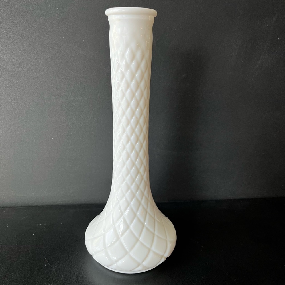 Hoosier Milk Glass Vase #4092